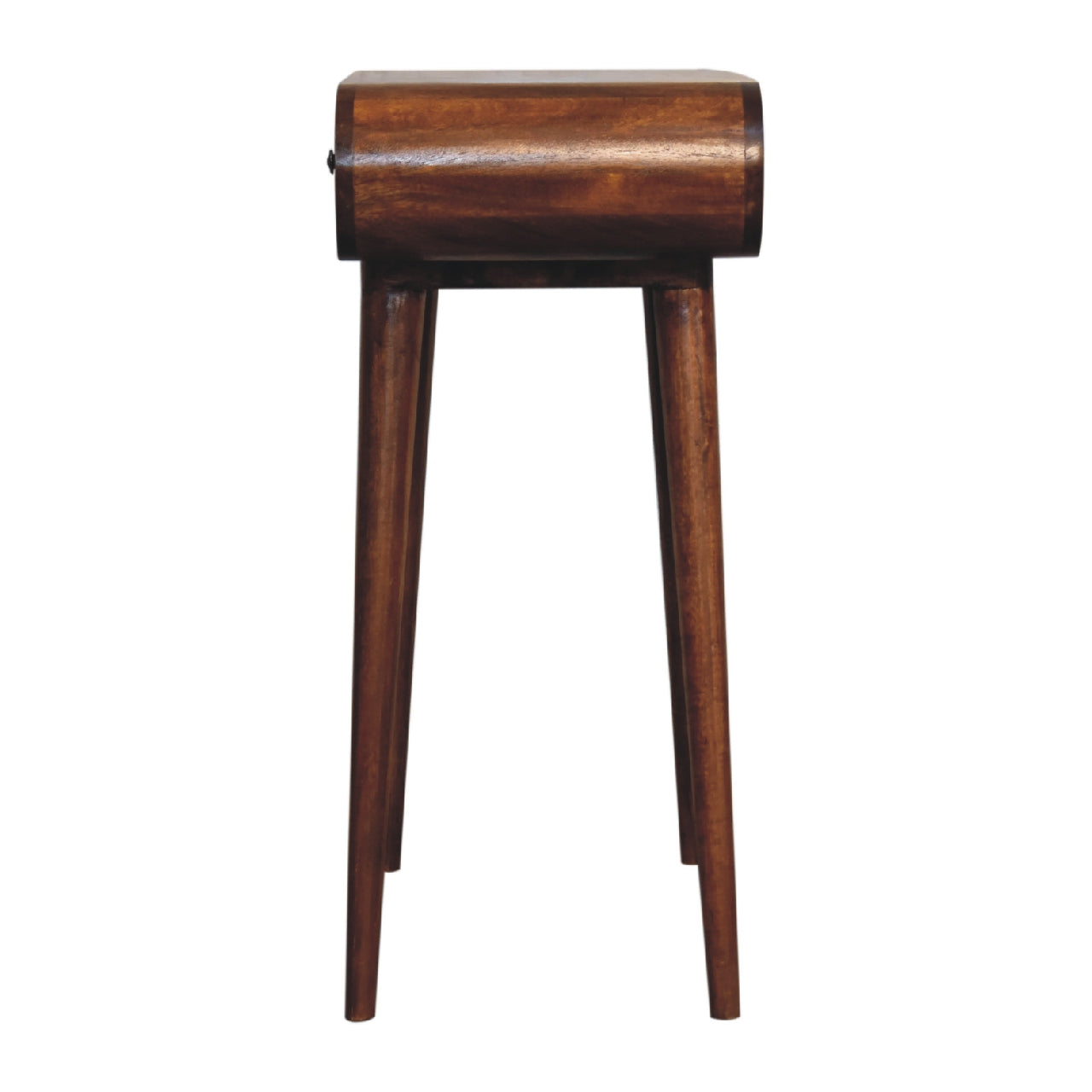 Solid Wood Mini Round Chestnut Fold Vanity