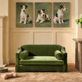 Paloma 35.5" Dog Sofa Bed - Medium in Olive