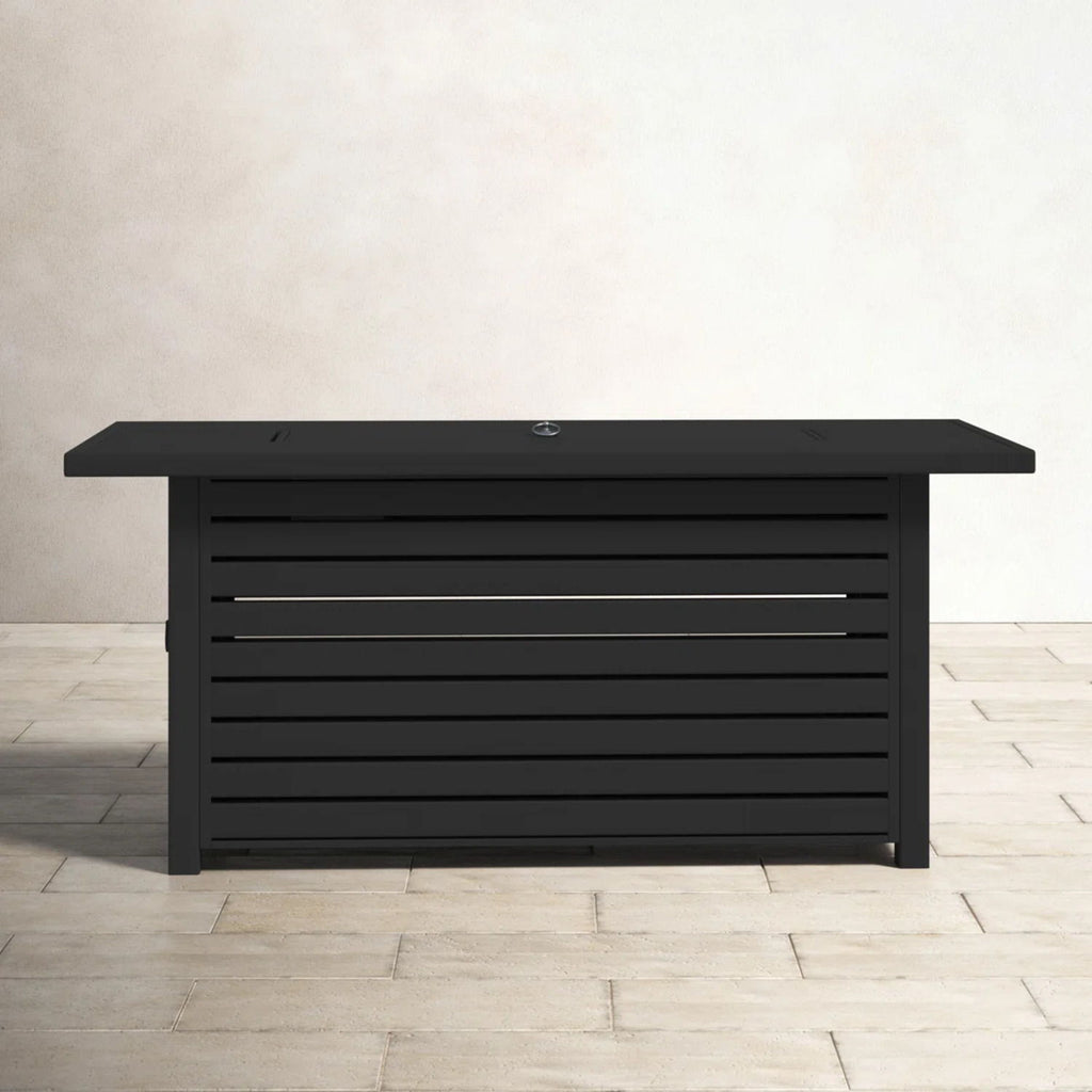 Propane / Gas Outdoor Fire Pit Table With Lid