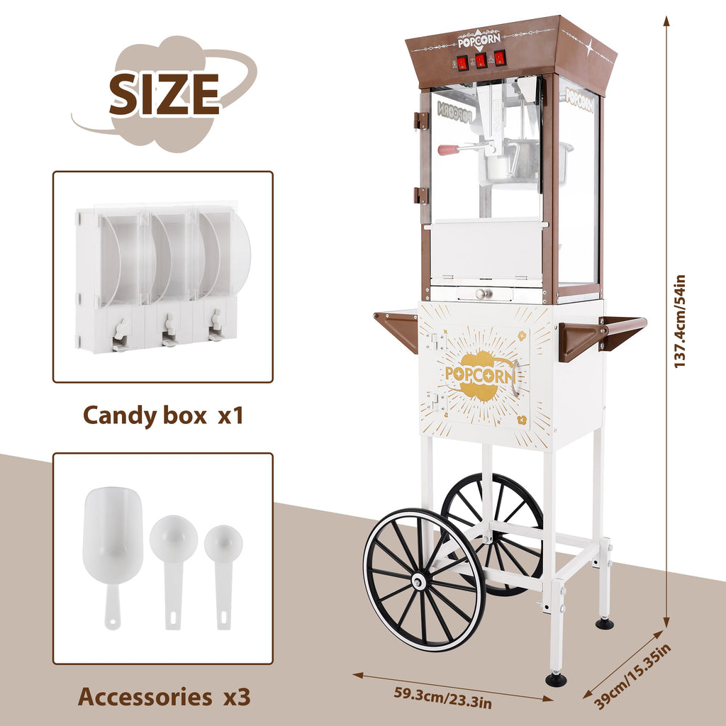 12oz Retro Popcorn Machine