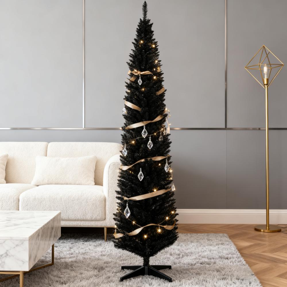 Classic Pencil Christmas Tree with Easy Setup