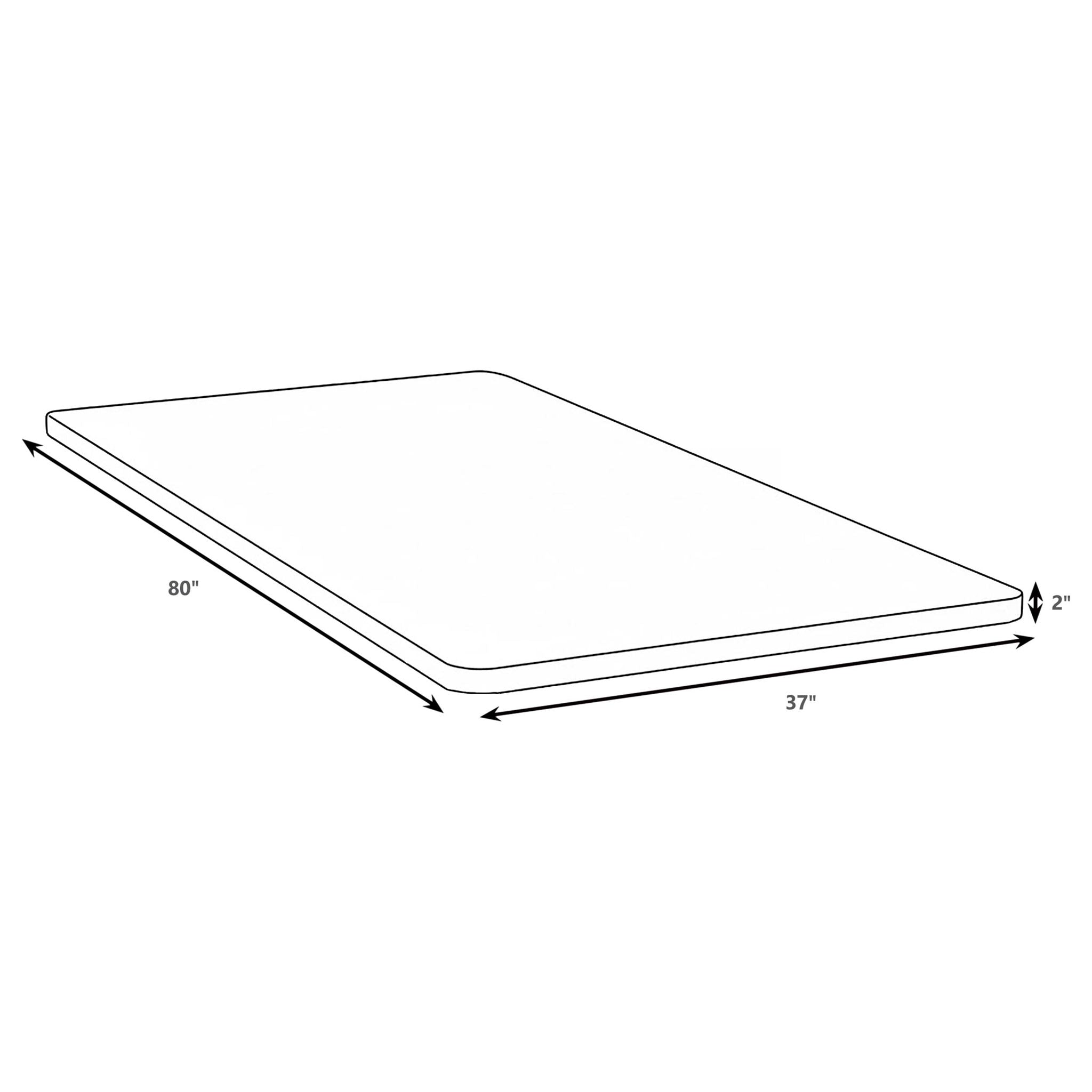 Eckard Twin XL Bunkie Board Foundation