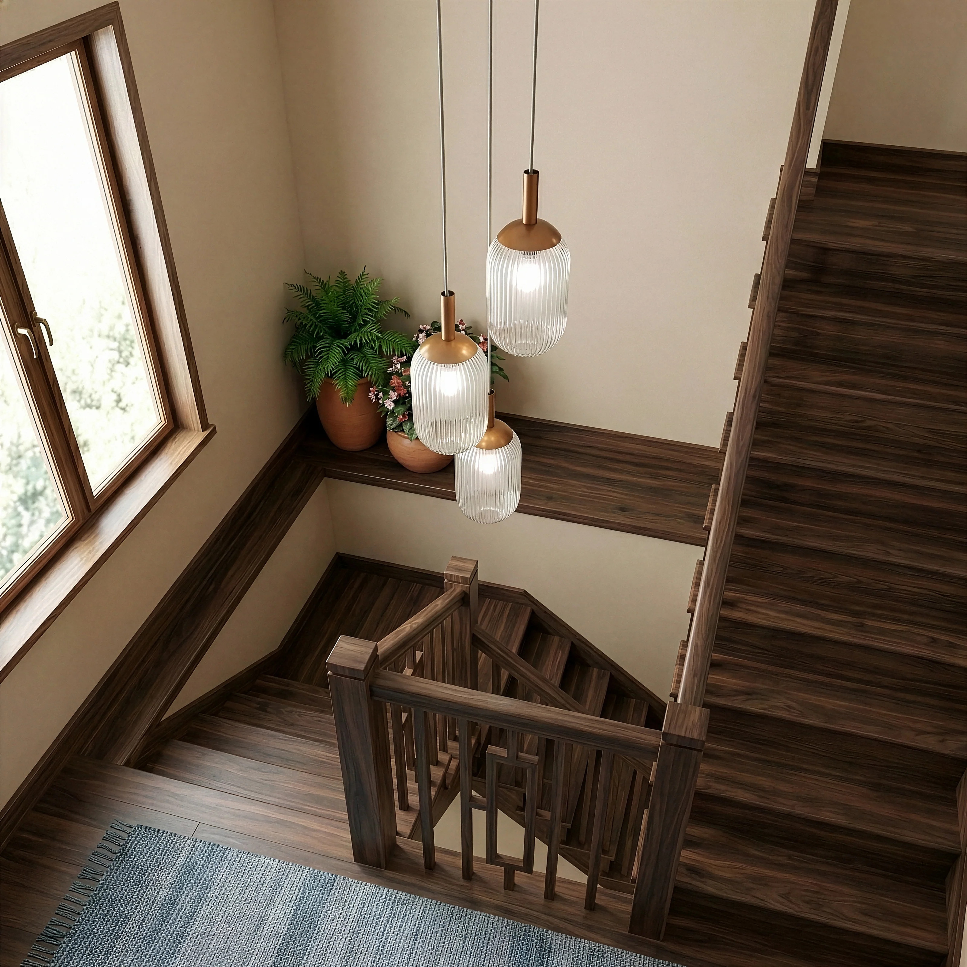 Creative American Country Retro Ceiling Light