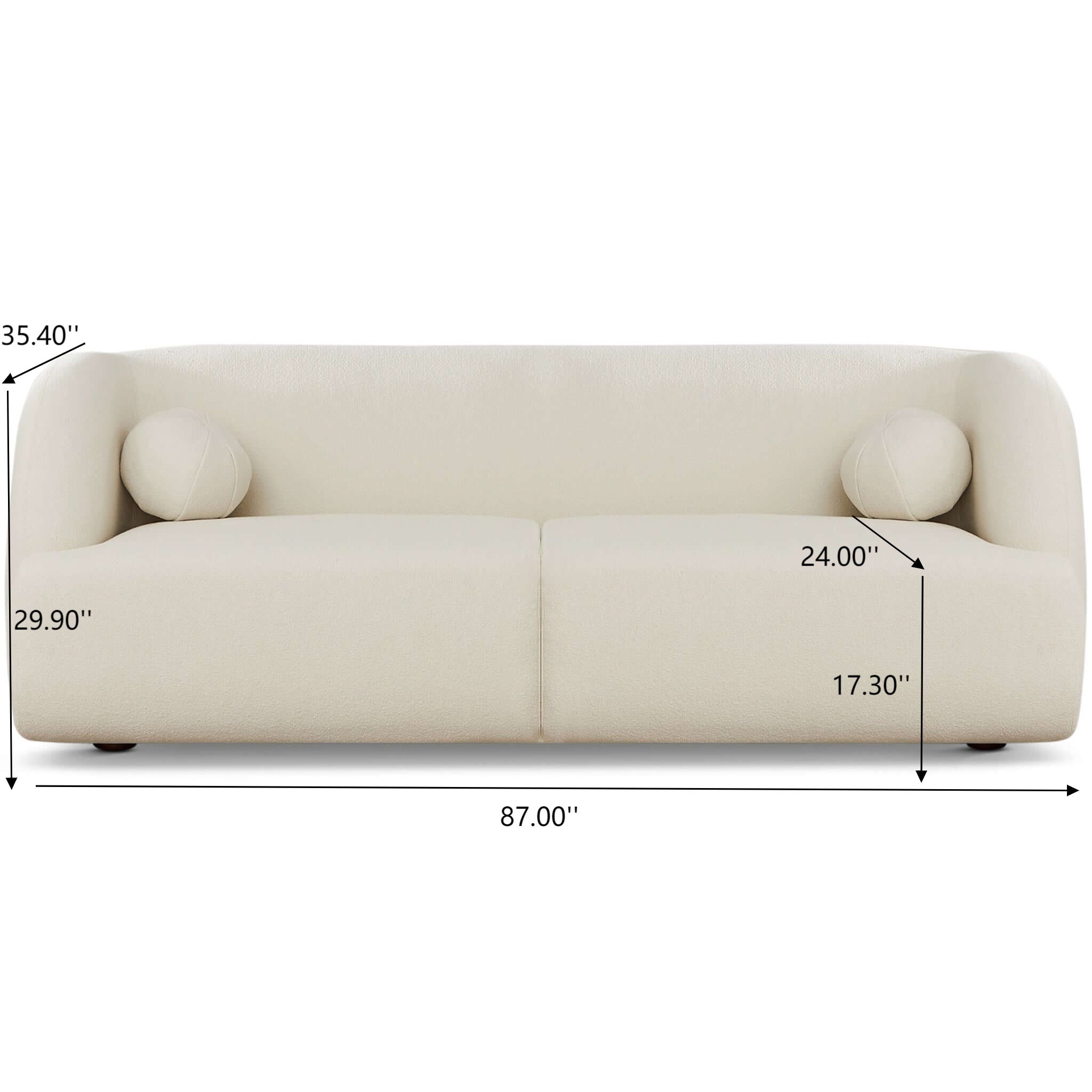 Anna - French Boucle Sofa