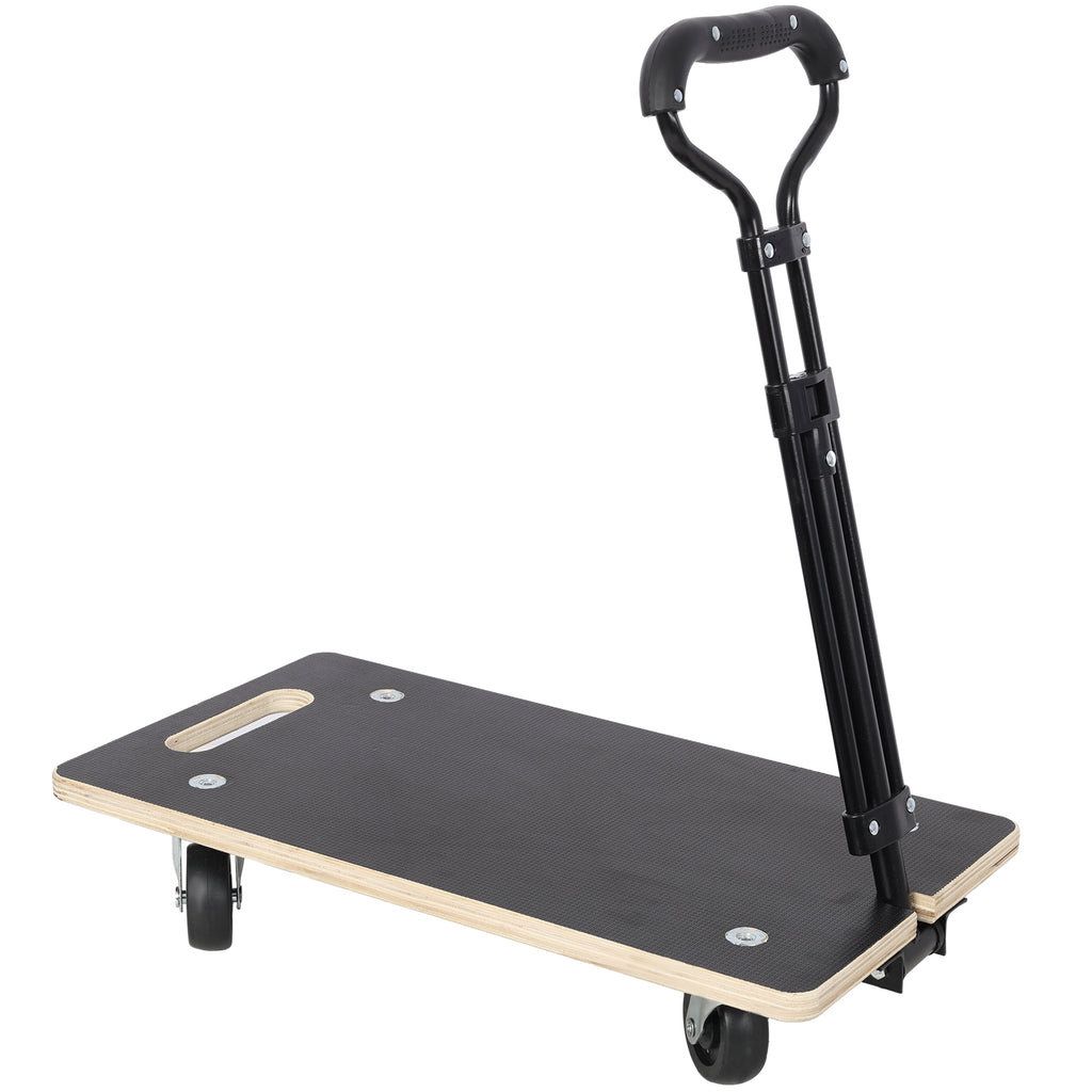 Heavy Duty Wooden Rectangle Moving Dolly