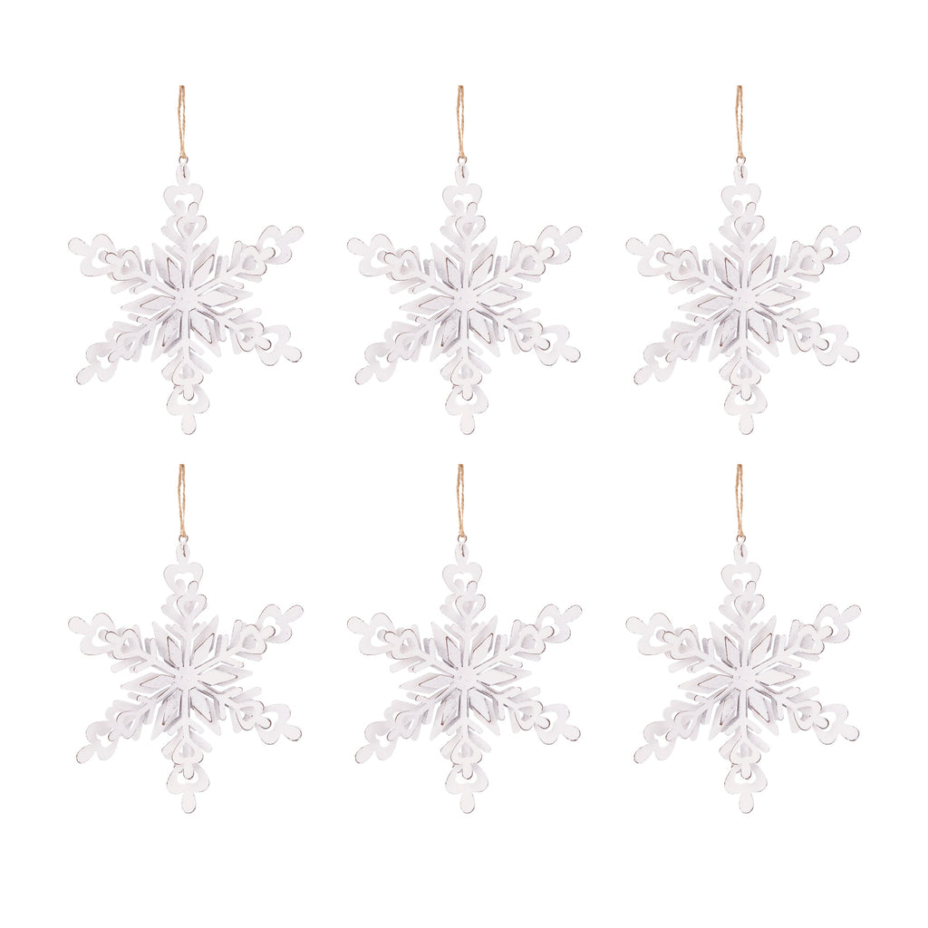 Iron Snowflake Hanger - Set of 6