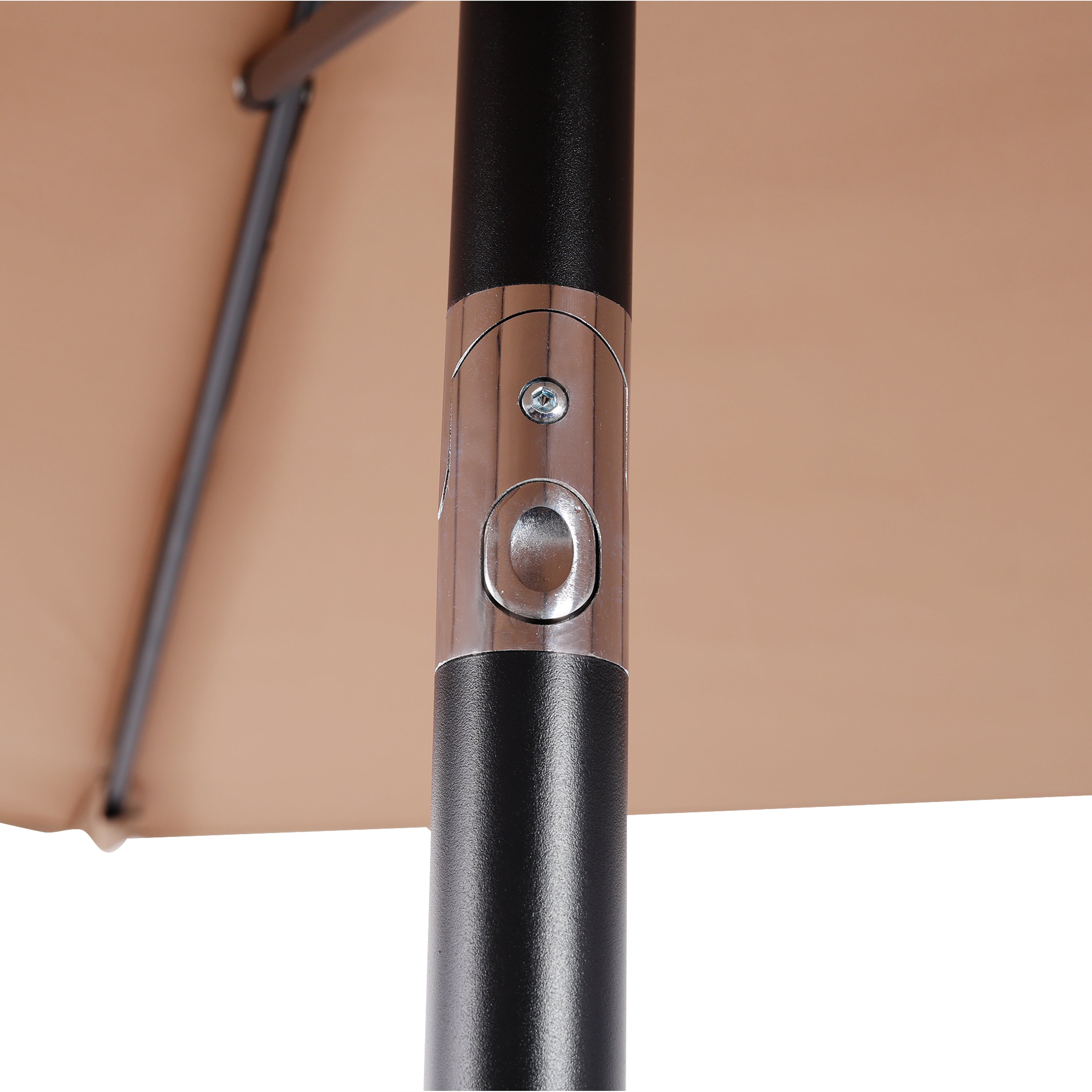 7.5 Ft Patio Umbrella with Push Button Tilt and Crank Mechanism