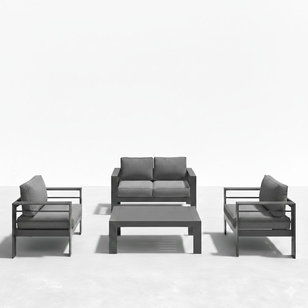 Outdoor Patio Set, All-Weather & Thick Cushions