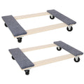 2 Pack Heavy Duty Moving Dolly Set