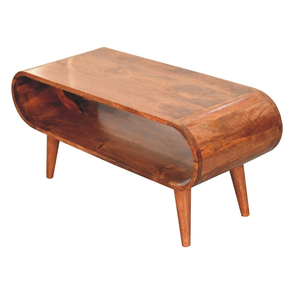Solid Wood Amaya Nordic Style Coffee Table