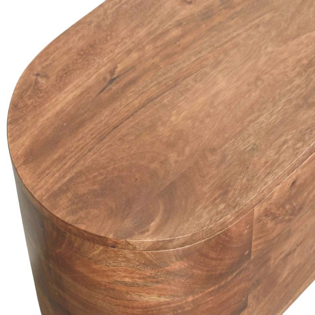 Solid Wood Curva Storage Trunk