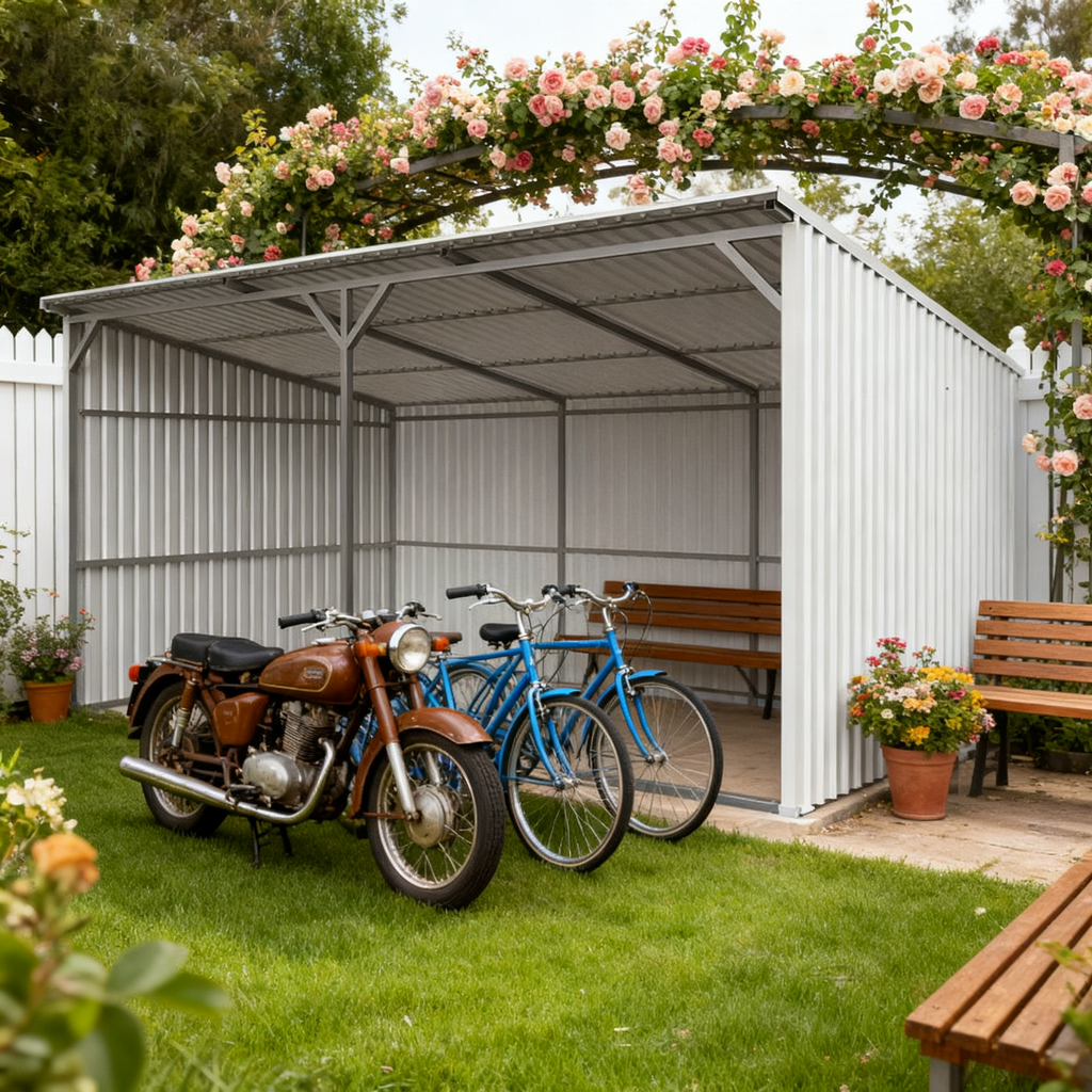 20Ft x 12Ft Livestock Metal Shed – Heavy-Duty Steel Shelter