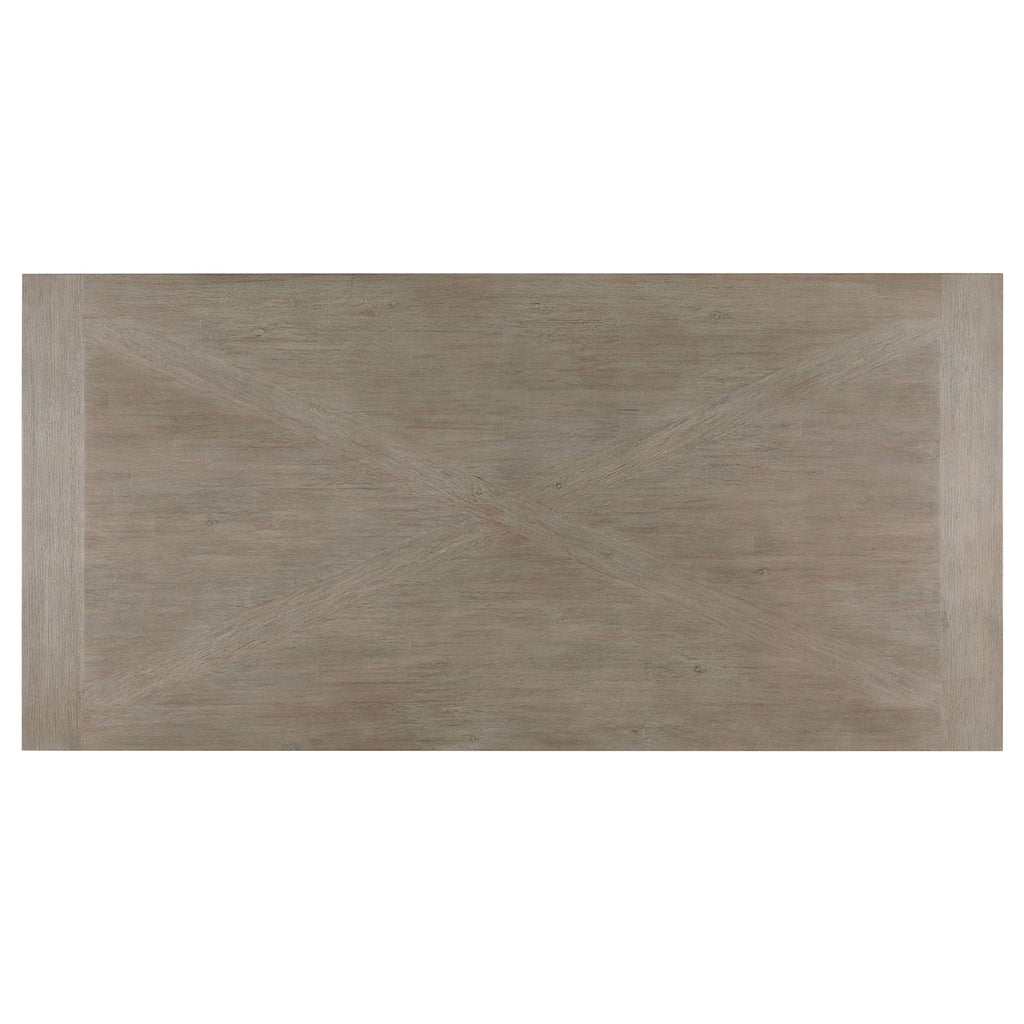 Ruston - Rectangular Dining Table With Trestle Design - Gray