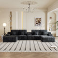 150'' Width 5-Piece Sectional Sofa with 2 Ottomans