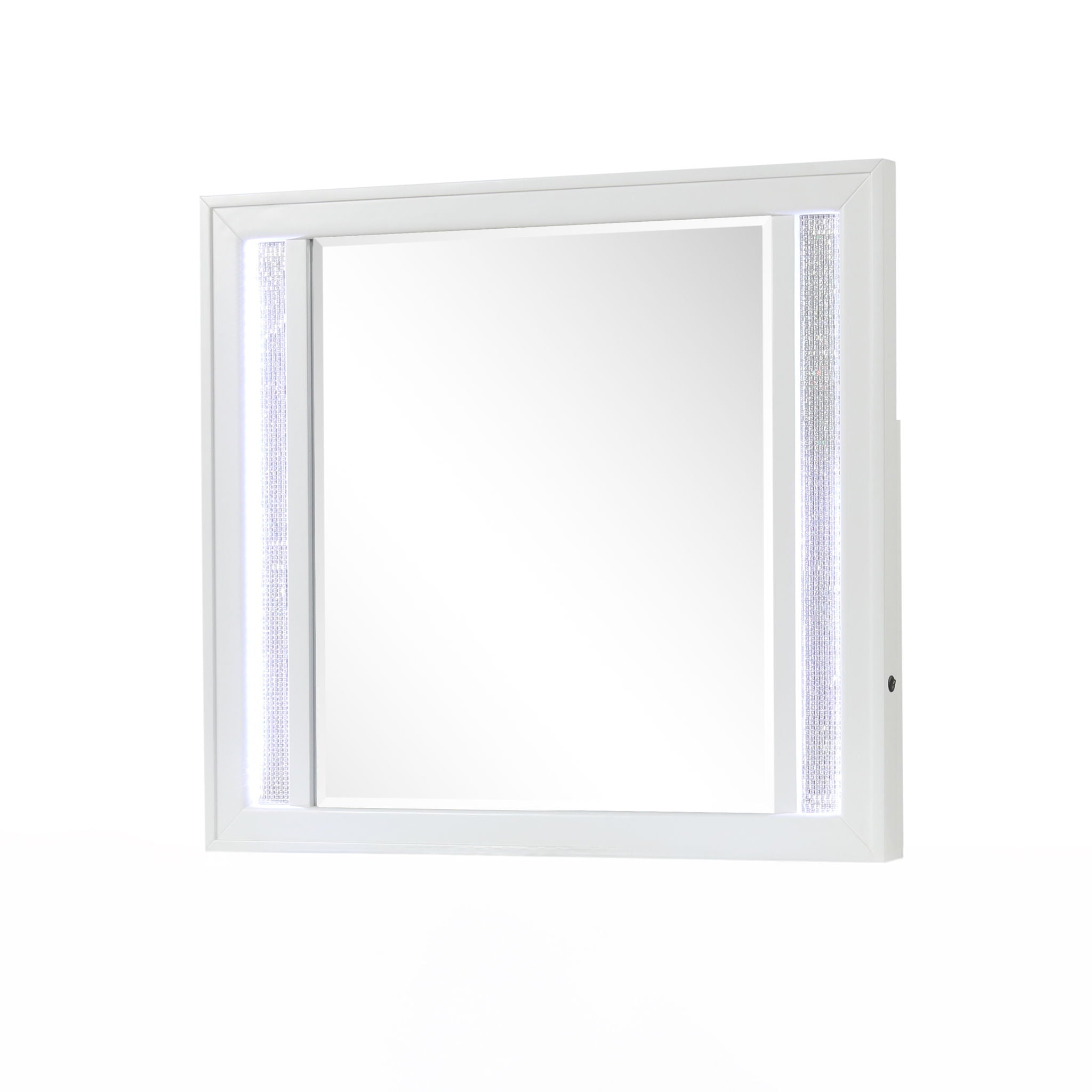 Abigale - Mirror For Dresser Top Made With LED (Includes Only Mirror) - White