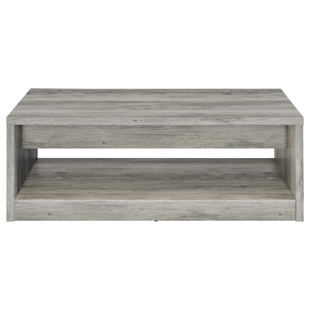Nuberg - 2 Piece And End Table Set With Storage Drawers - Gray