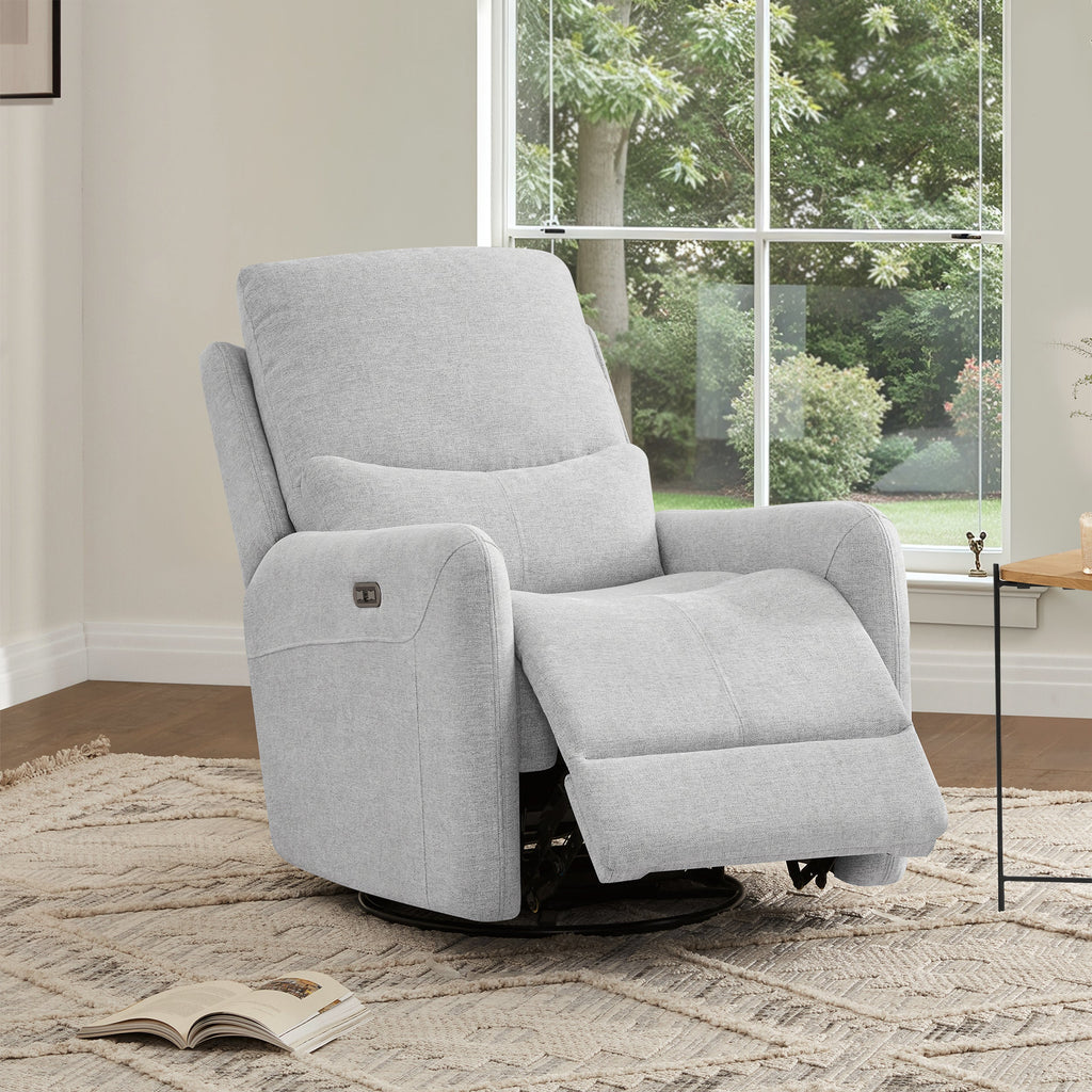 Dublin 30" Swivel Power Recliner Arm Chair Heathered
