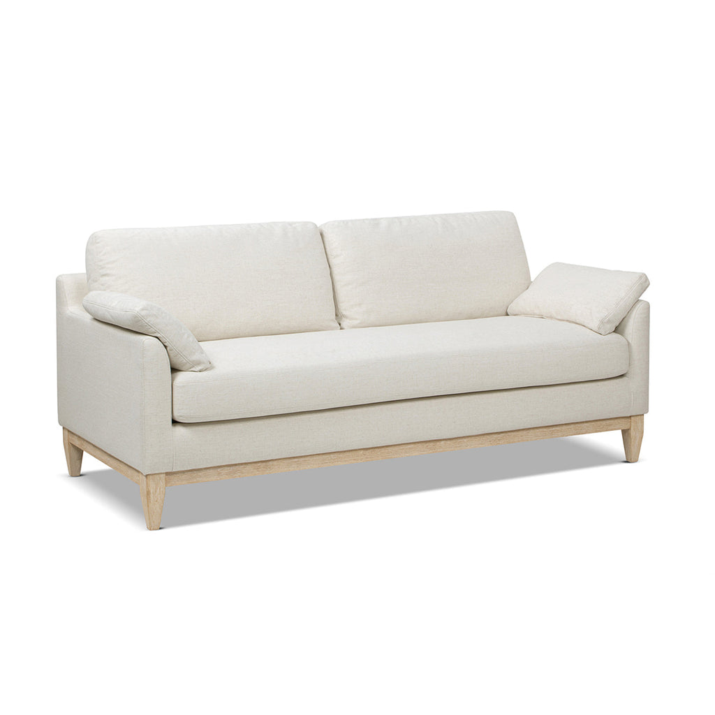 Pasadena 75.5" Modern Farmhouse Sofa in Flax