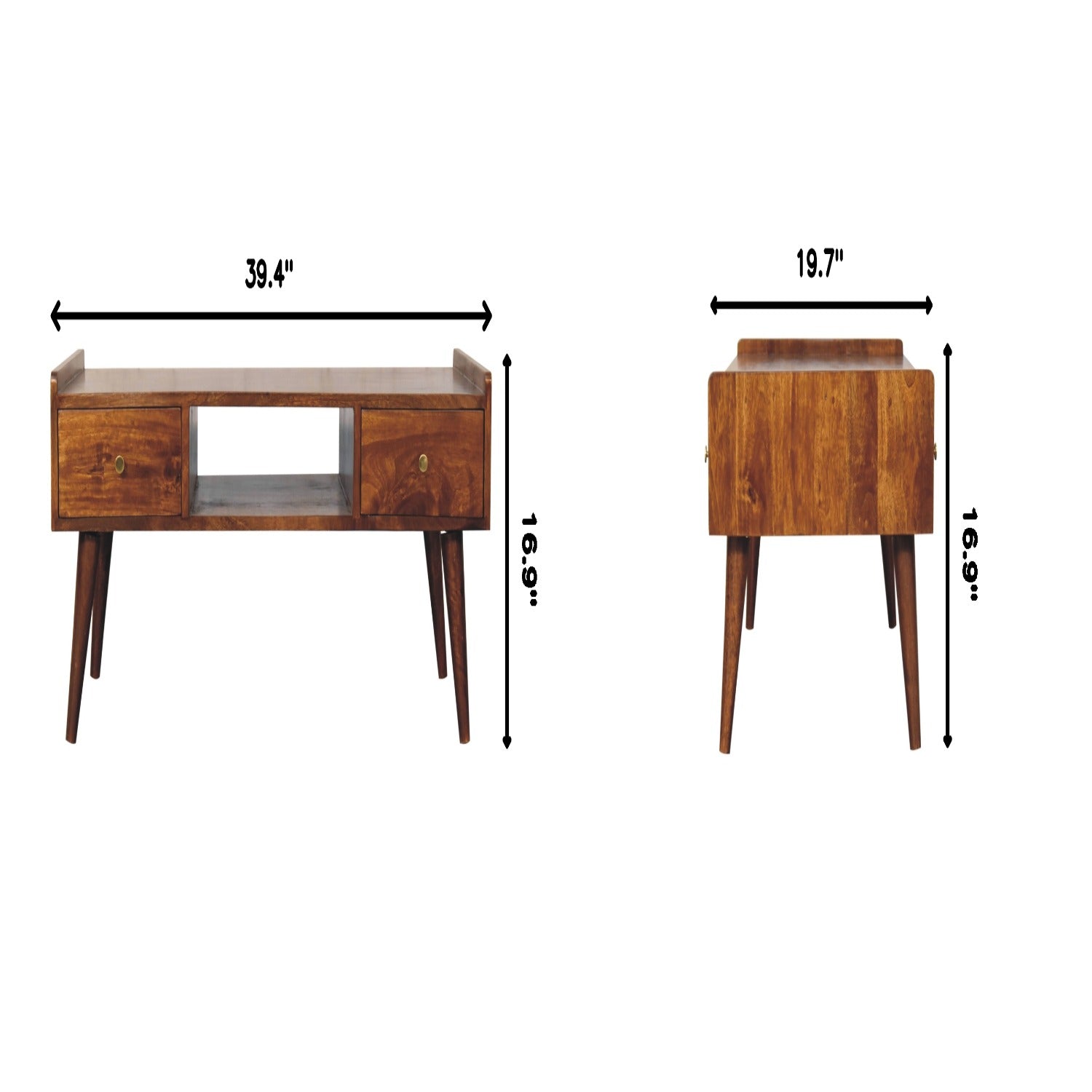 Elevated Chestnut Media Unit