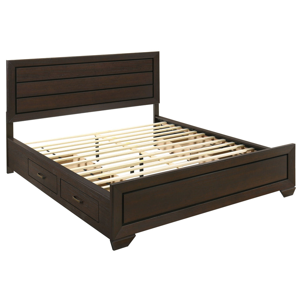Holmgren - Panel Bed With Side Drawers