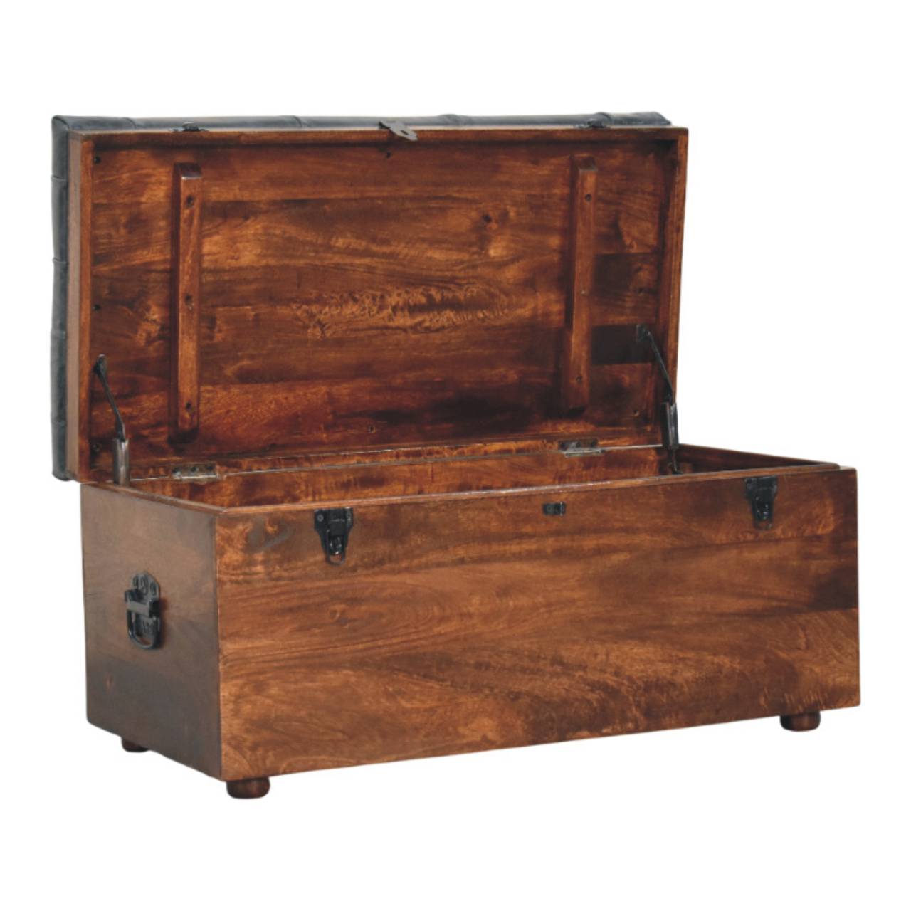 Solid Wood Storage Bench