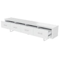 TV Stand With Slatted Drawers