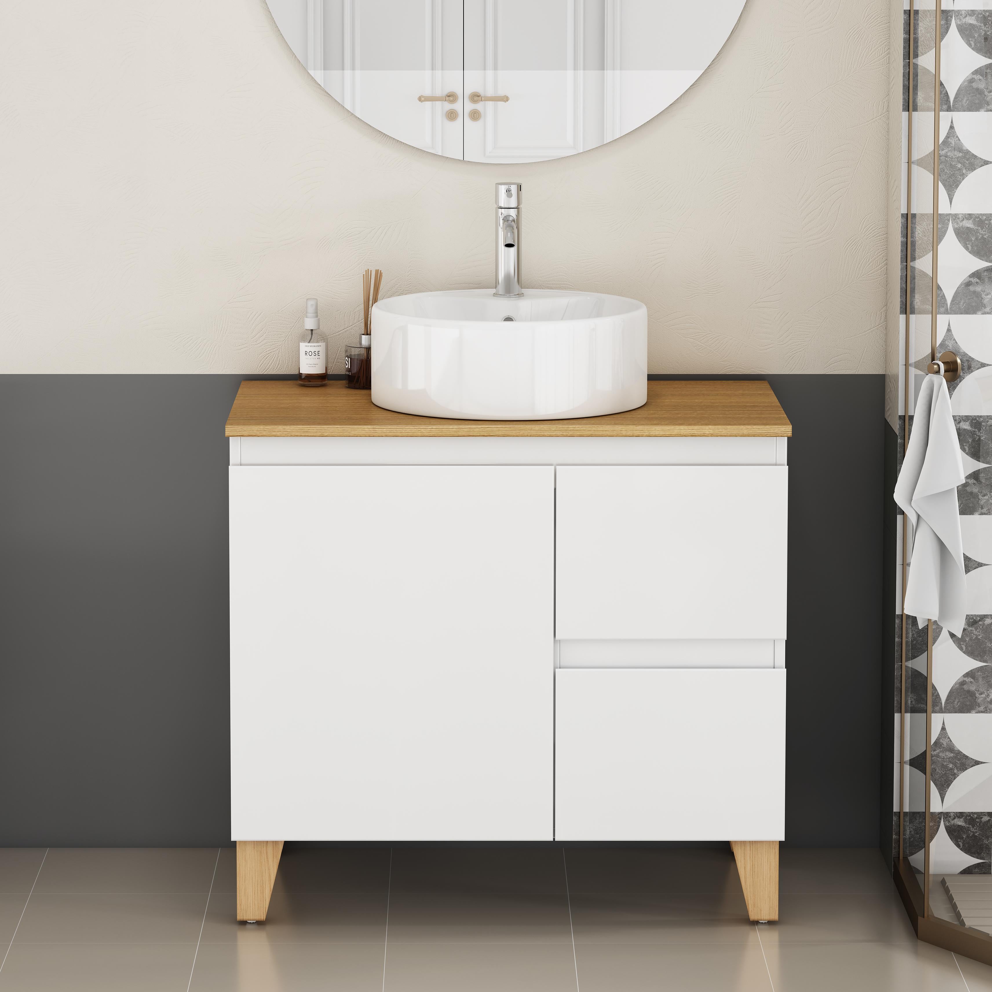 31.5-Inch Modern Bathroom Vanity with Sink Combo