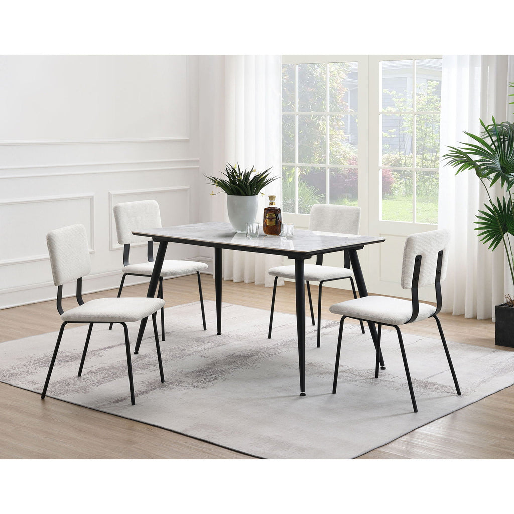 Bixby - Upholstered Dining Side Chair (Set of 2) - White