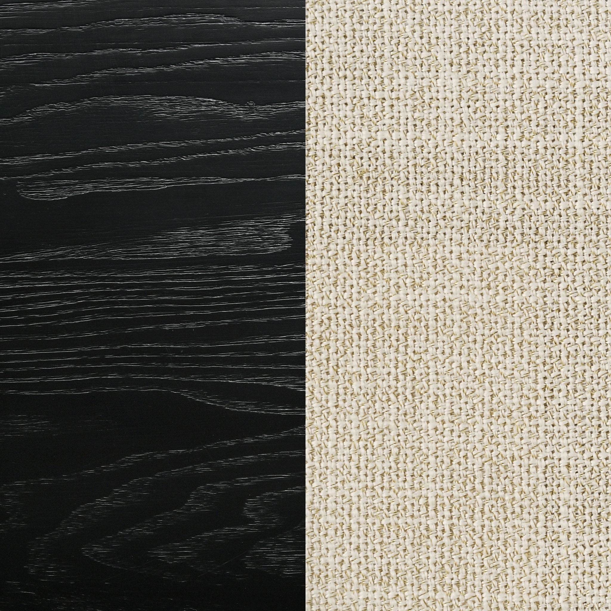 Arini 56-inch Queen Panel Bed Cream and Black