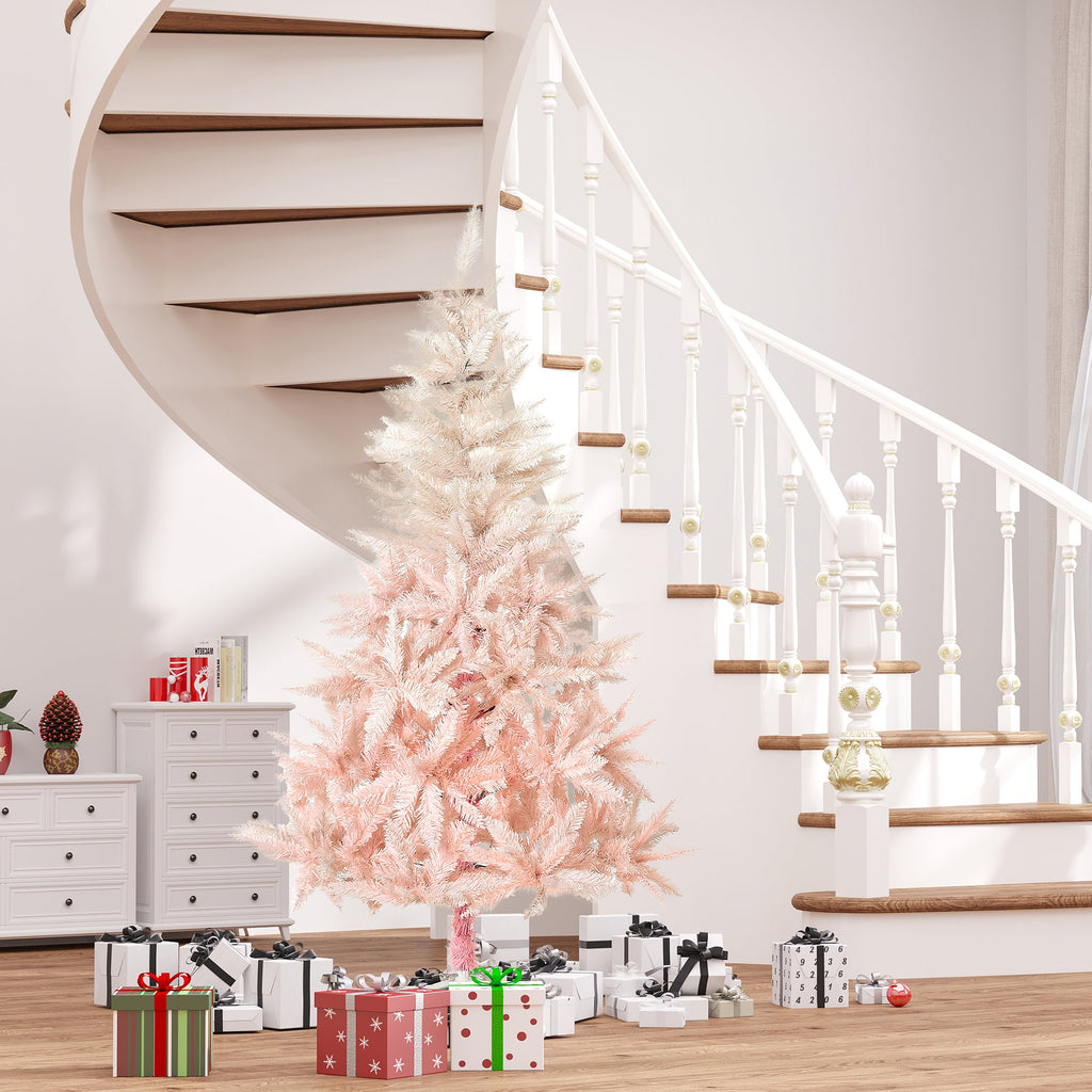 HOMCOM 7ft Unlit Spruce Artificial Christmas Tree