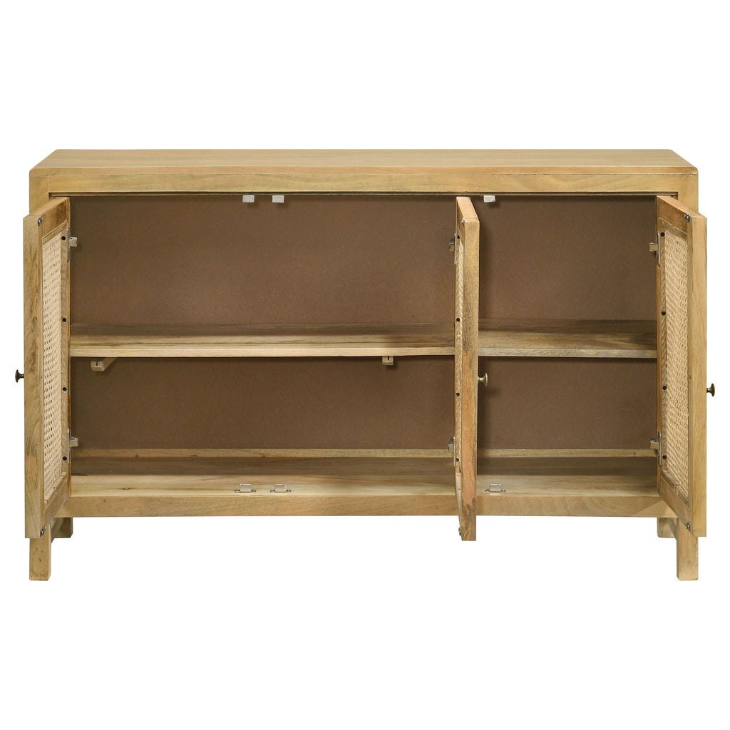 Ashton - 3 Door Accent Cabinet - Natural