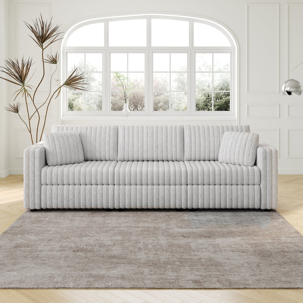 106.3" Soft Modular 3-Person Sofa