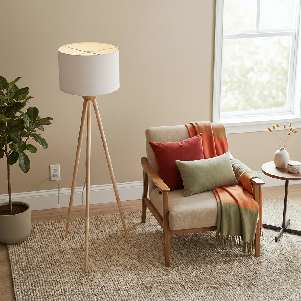 Tall Corner Floor Lamp