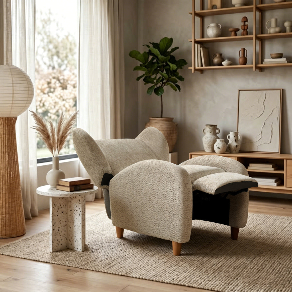 Nordic Chenille Fabric Multifunctional Chair