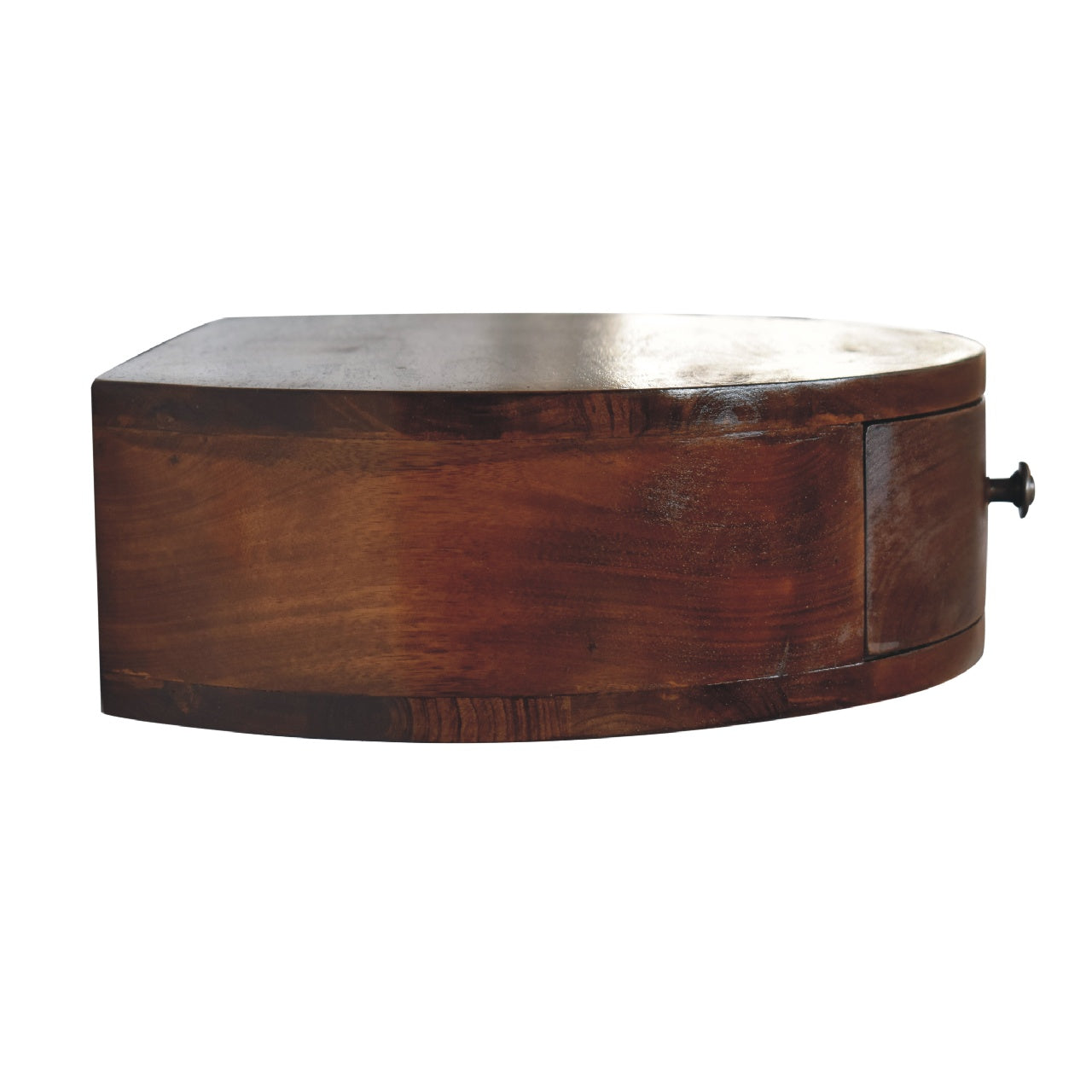 Solid Wood Lunar 1-Drawer Floating Nightstand