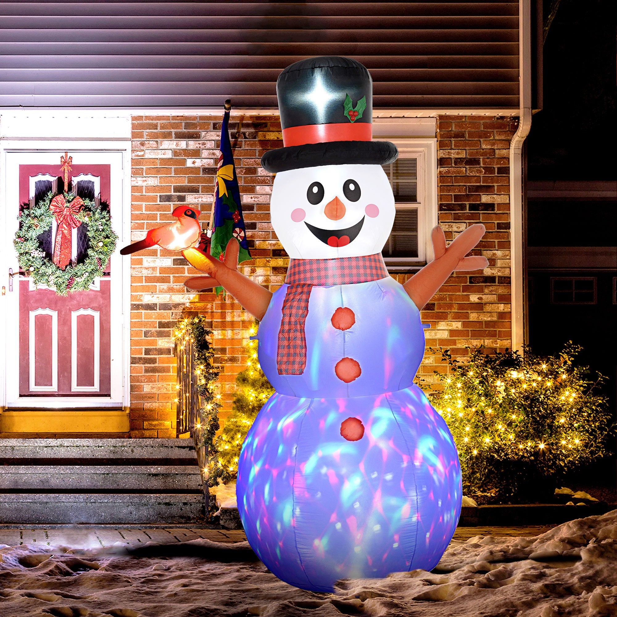 Outsunny 7.9' Christmas Inflatables Snowman