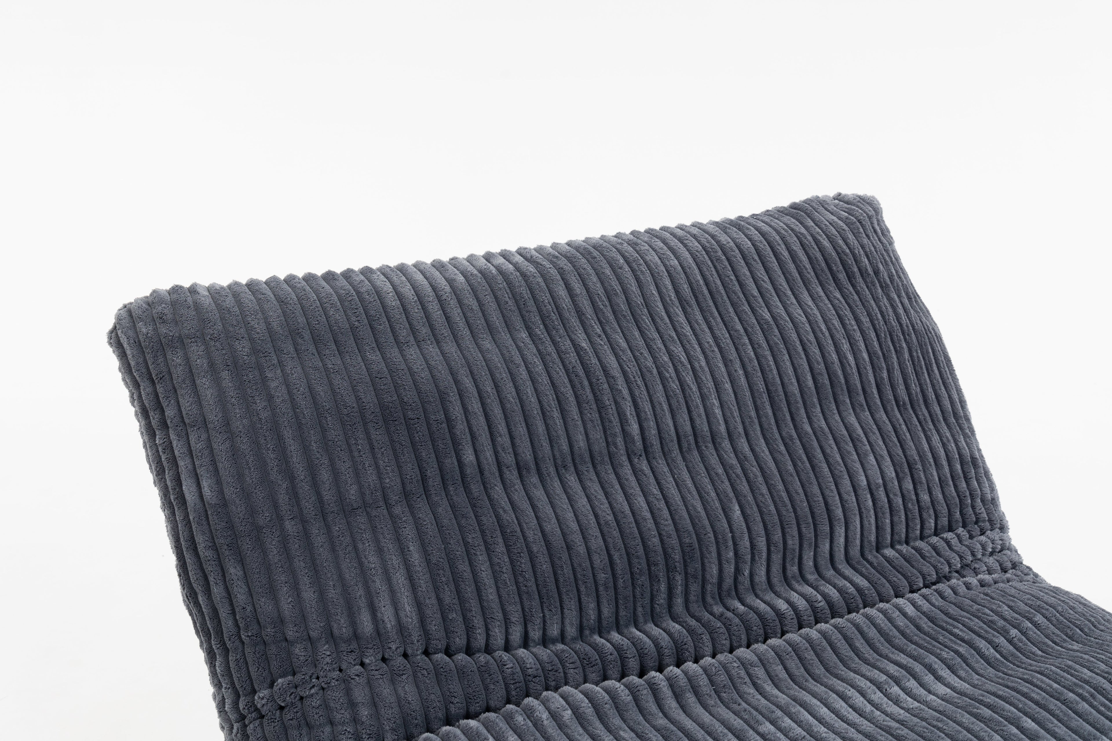 Bean Bag Chair for Adults with Solid Wood Frame