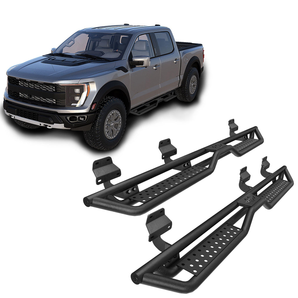 6" Running Boards Side Steps For 2015-2026 Ford F-150 Super Crew Cab