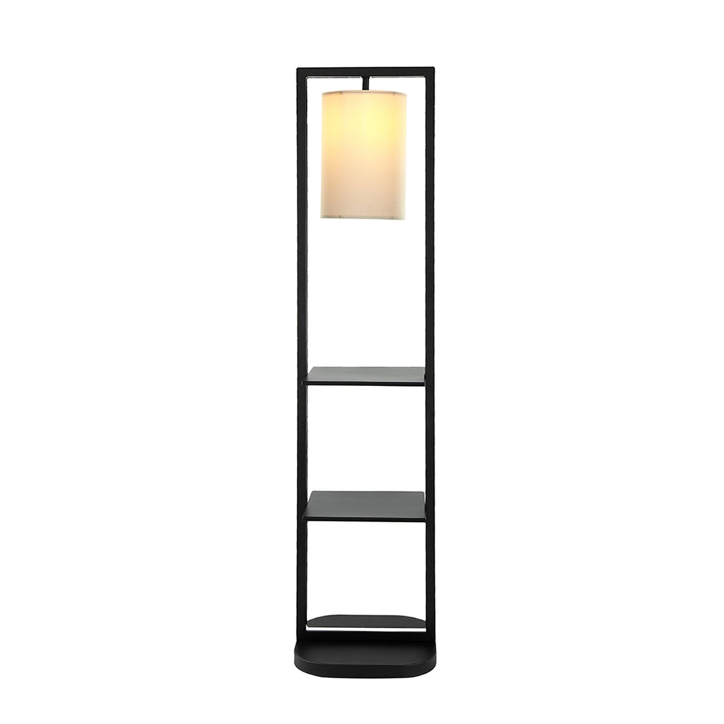 Two Tiered Vertical Shelving Stand with Light
