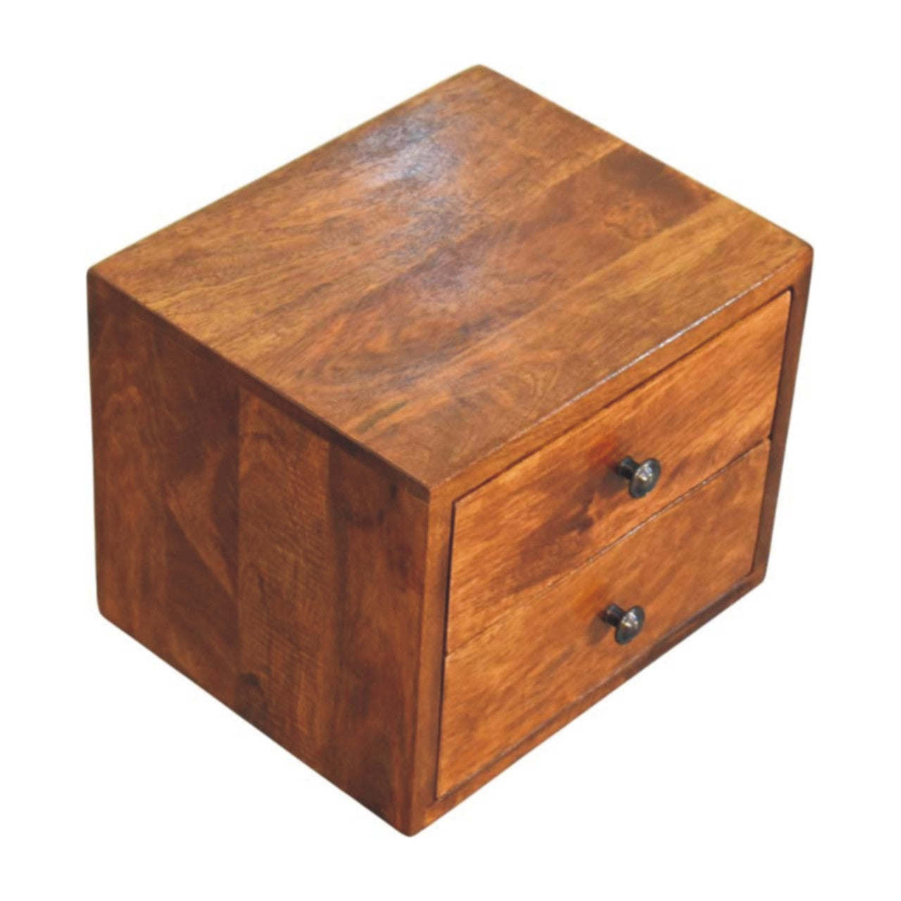Solid Wood Solis Chestnut Wall-Mounted Nightstand