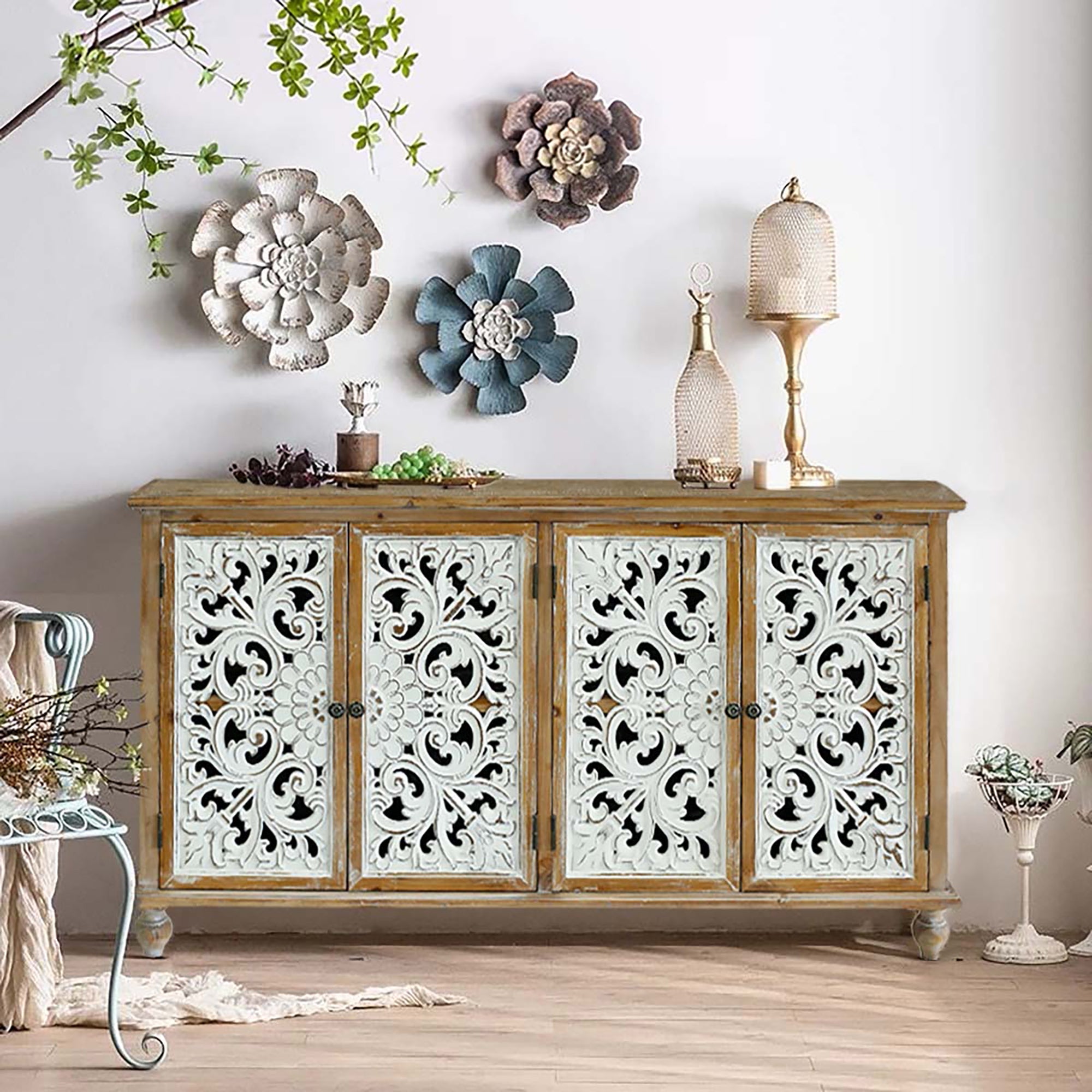 Accent Cabinet with 4 Doors