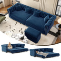 Chesterfield 3-in-1 Pull-Out Sofa Bed, Convertible Sleeper Sofa