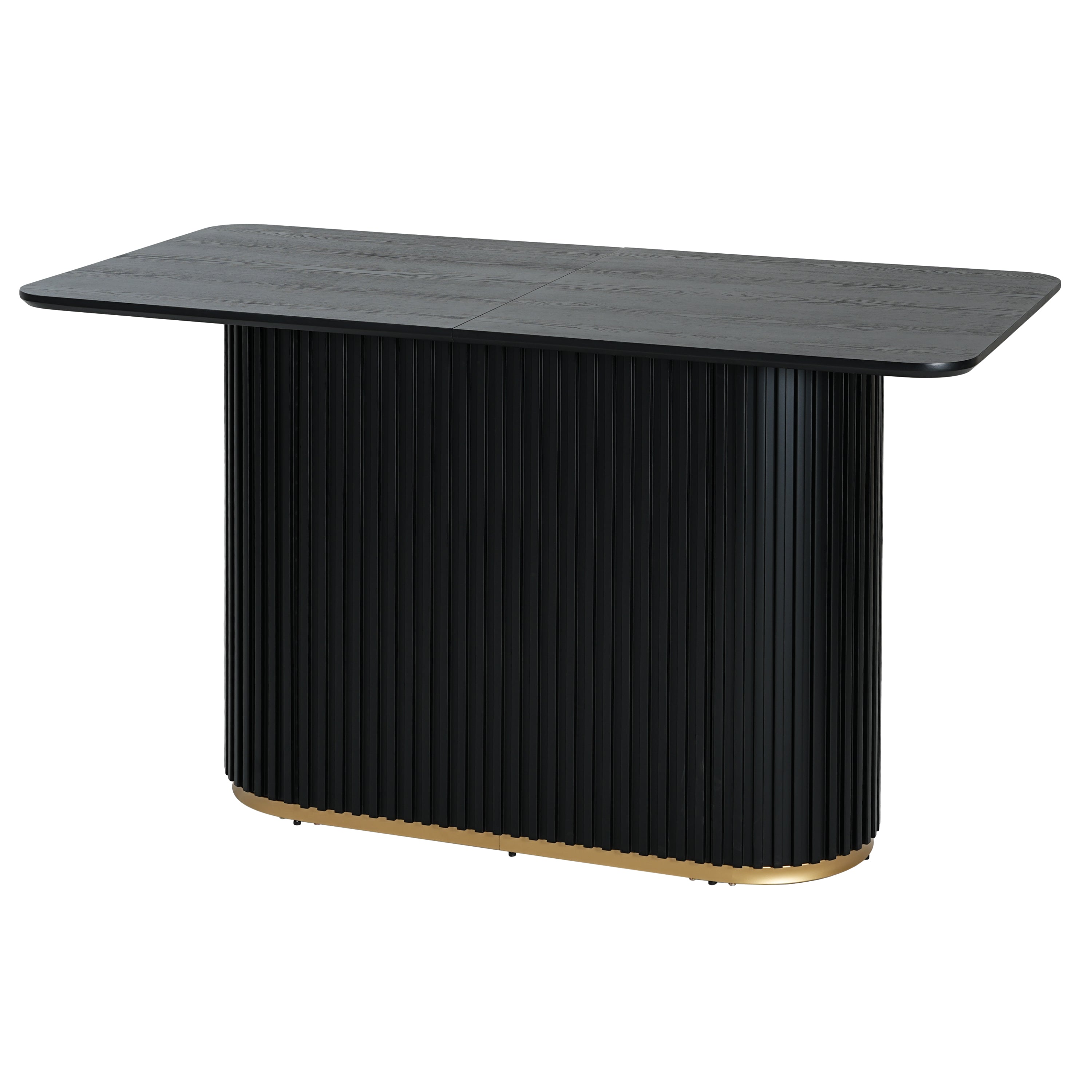63"L Counter Table - Black
