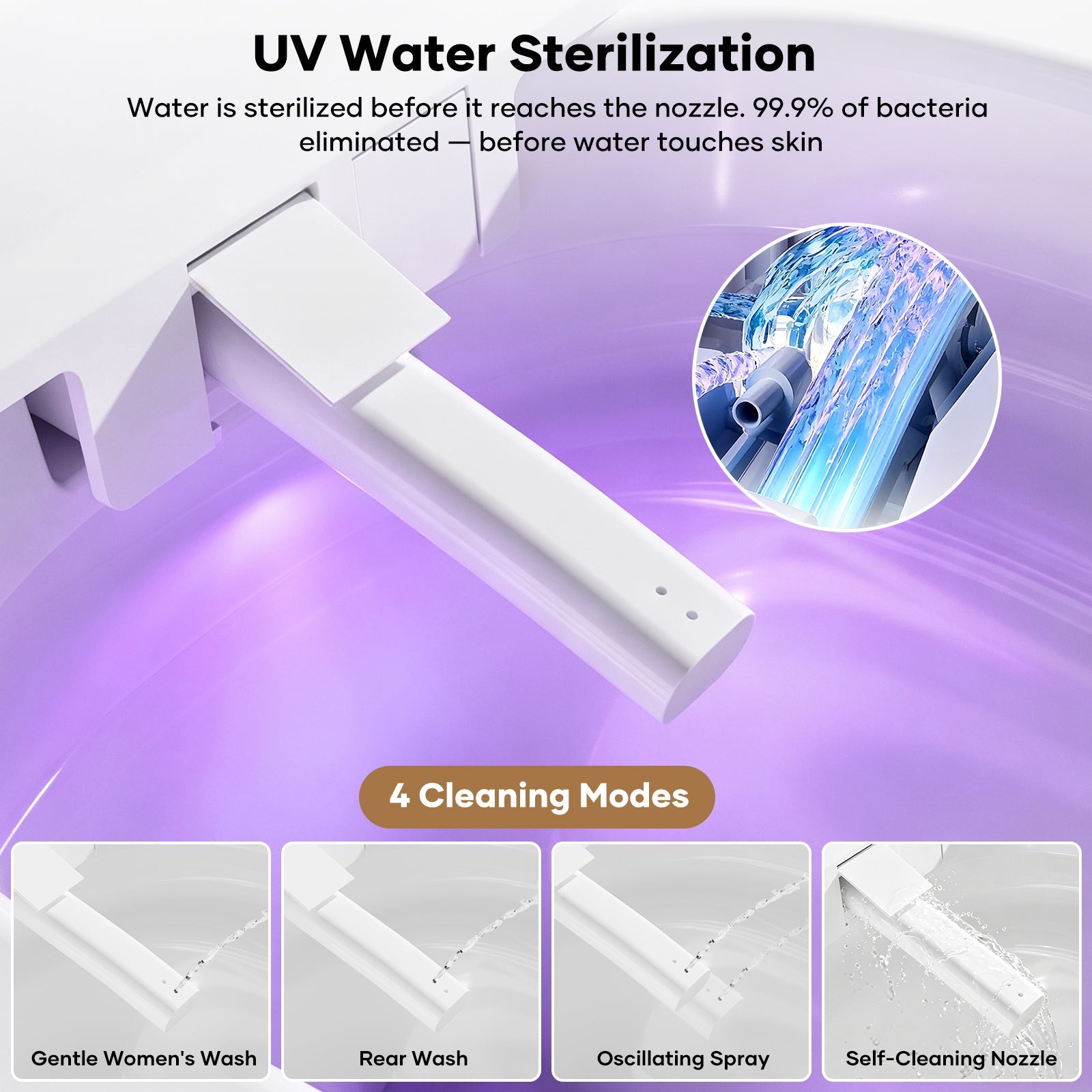 Fully intelligent toilet household fully automatic flip cover built-in foam shield zero water pressure flushing super swirl syphon toilet IPX4 waterproof