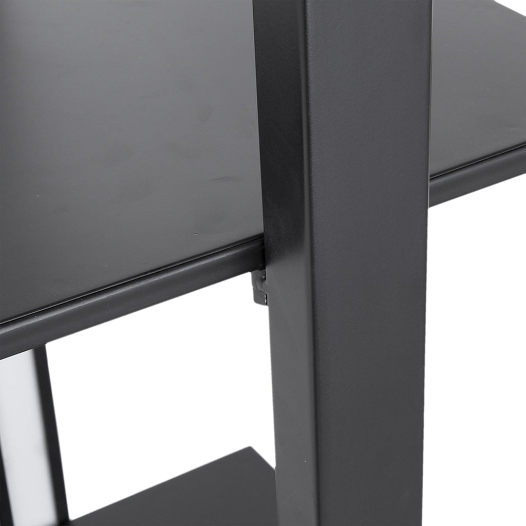 Two Tiered Vertical Shelving Stand with Light