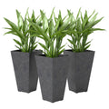 Outsunny 28" Tall Planters, Set of 3
