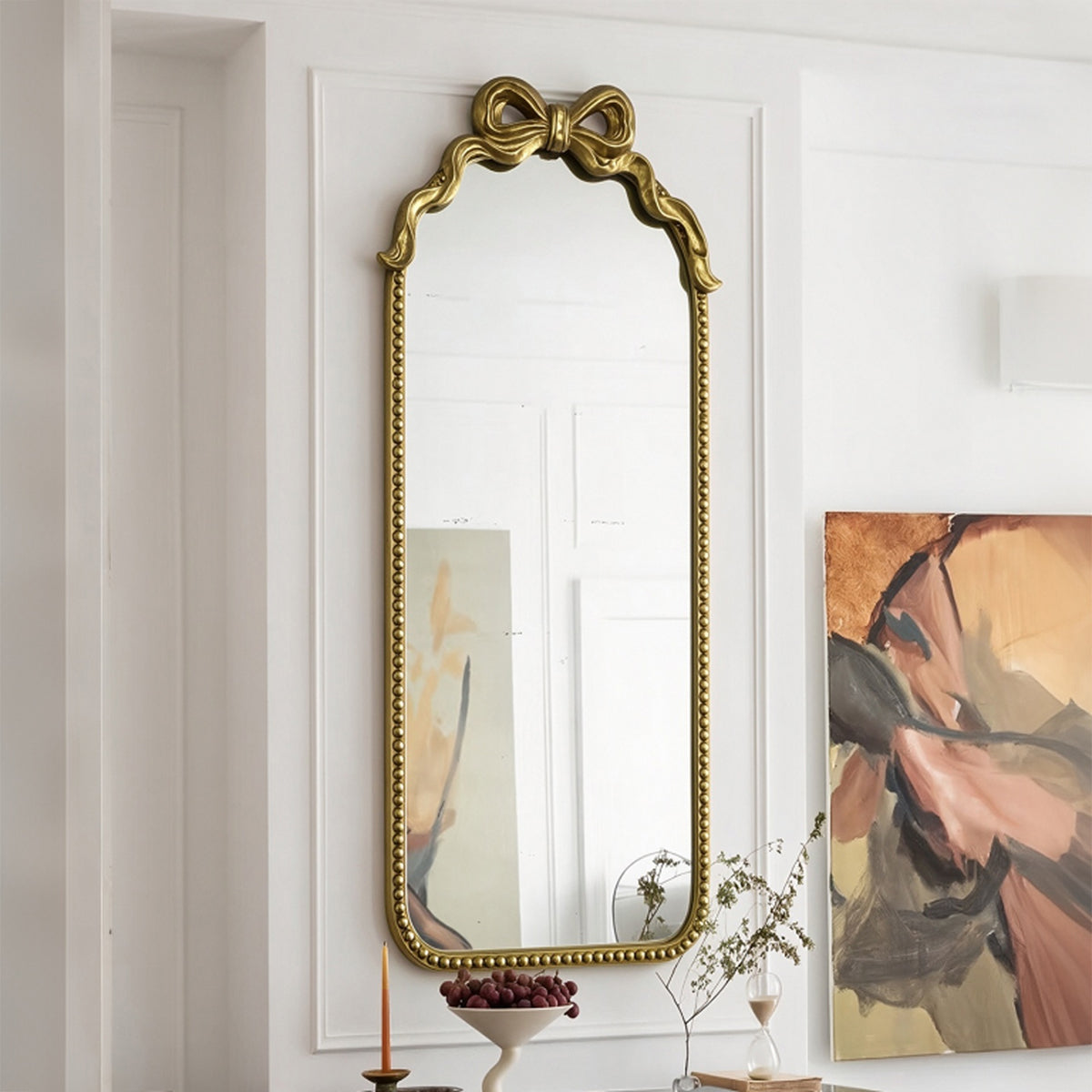 Gold Ornate Full Length Mirror
