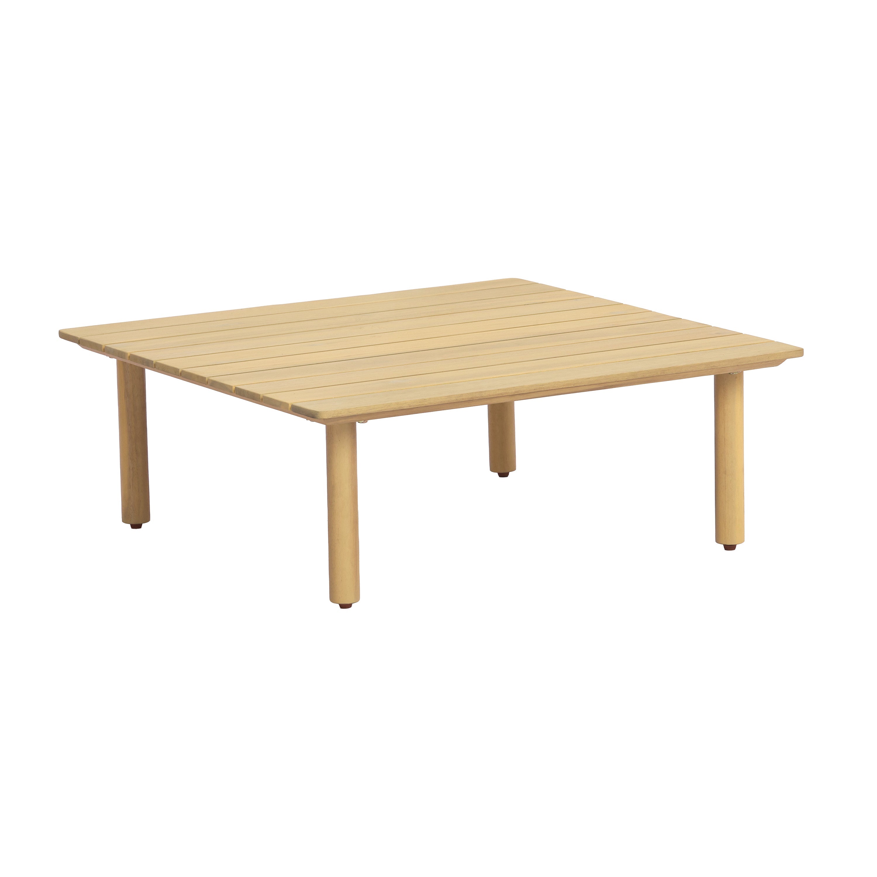 Acacia Wood Outdoor Square Coffee Table