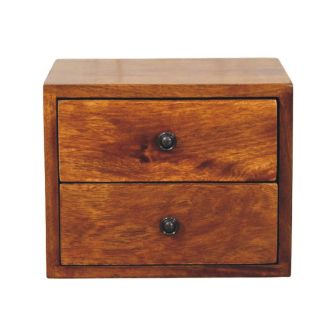 Solid Wood Solis Chestnut Wall-Mounted Nightstand