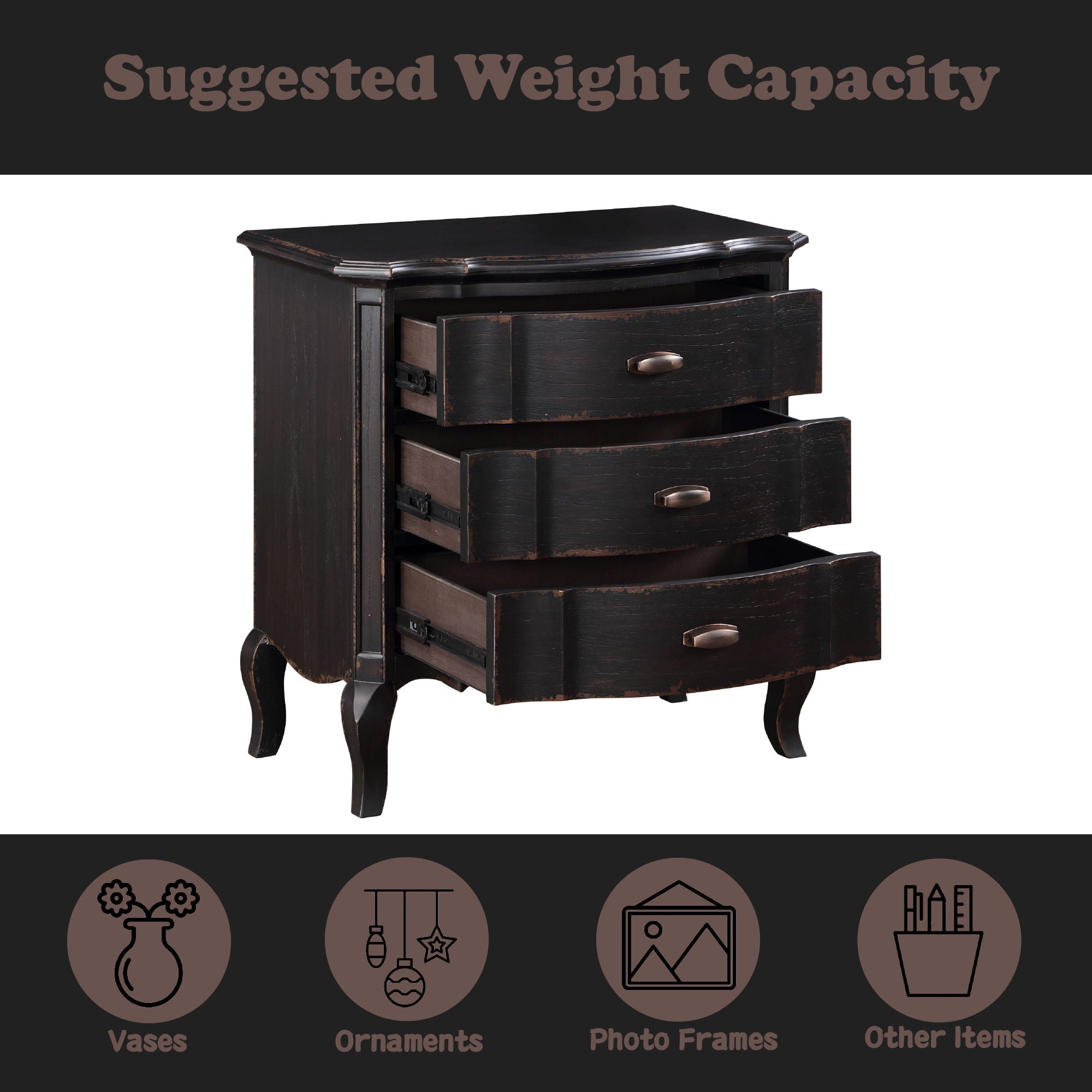 Chelmsford Nightstand, Classic And Modern Design